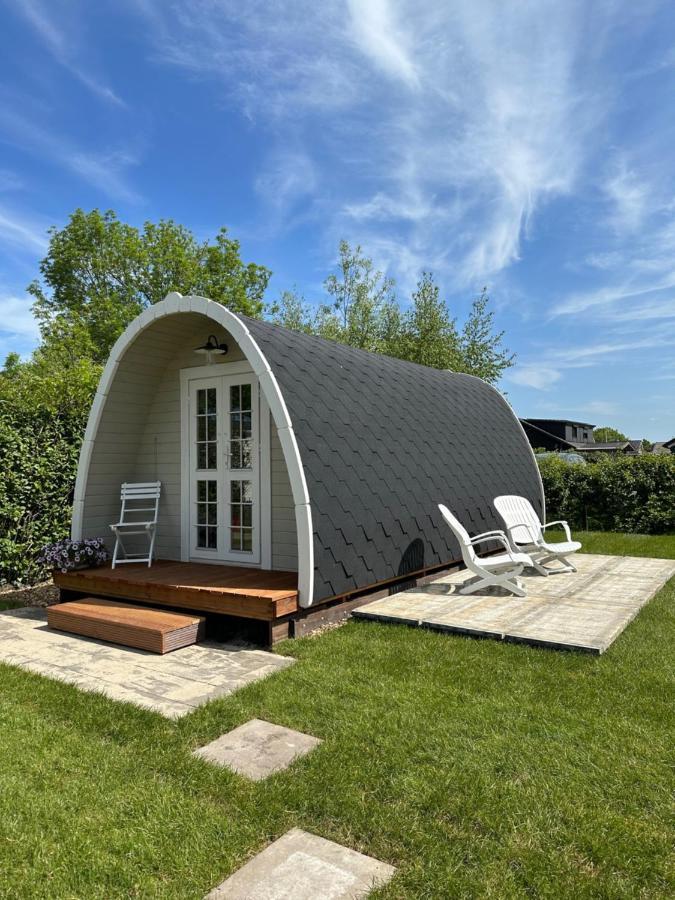 Lodge, Een Super Knus Tiny House, Nabij Vaarwater En Haven! Belt-Schutsloot Exterior foto